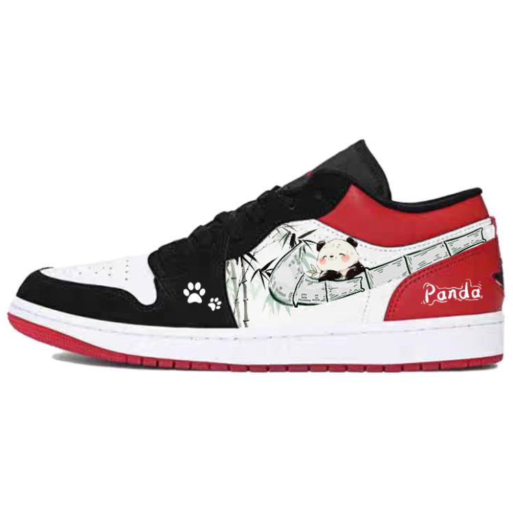 Jordan Air Jordan 1 Vintage Basketball Shoes Unisex Low Top Red/Black