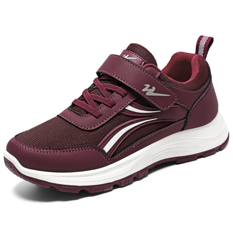 DOUBLE STAR 88 Spring Fall Elderly Shoes Solid Color Athletic Shoes All Season Travel Shoes Mesh