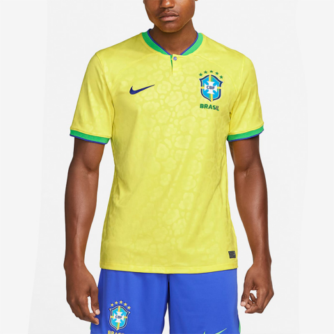 Nike Soccer Jersey 2022 World Cup BR Neymar 10 Fan Edition Unisex Yellow