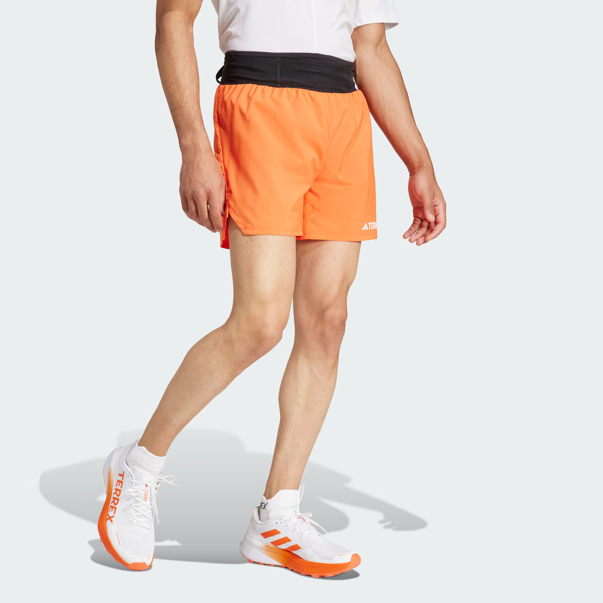 Adidas logo-detail shorts