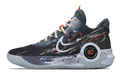 Nike KD Trey 5 IX Basketball Shoes Unisex Mid Top Black/White/Gray