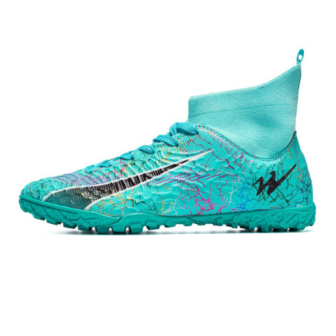 DOUBLE STAR 88 Breathable Lightweight Breathable And Lightweight Soccer Shoes Unisex Aqua