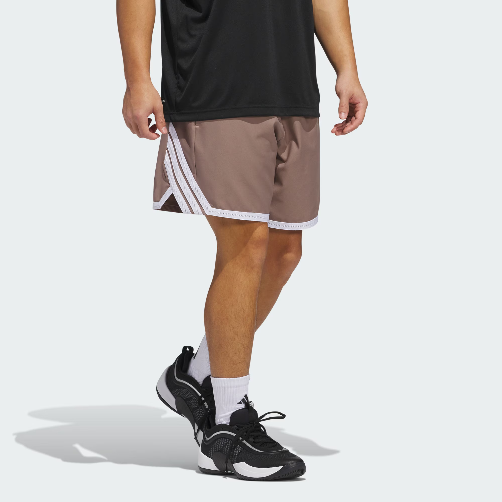 Adidas SS25 Basketball Shorts Men’s Shadow Trace Brown