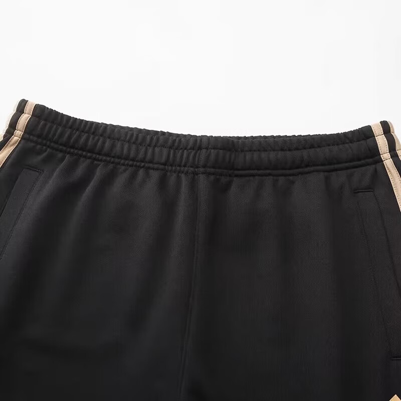 Adidas Casual Sportswear Unisex Set Red Gold Top+Black Pants