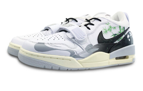 Jordan Legacy 312 Slip Resistant Abrasion Resistant Low top Vintage Basketball Shoes Men’s Black White Gray