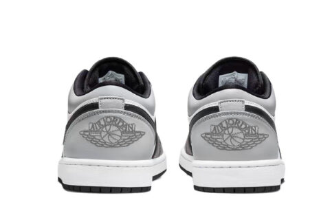 Jordan 1 Abrasion Resistant Low top Vintage Basketball Shoes Unisex Black Gray