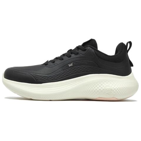 361° Fashion Trend Cushioning Lightweight Low top Casual Running Shoes Women’s Beige Black
