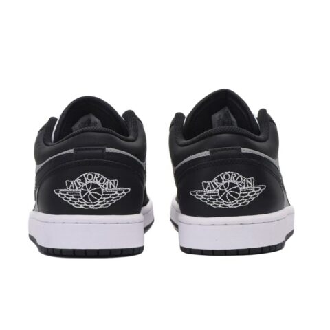 Jordan Air Jordan 1 Cushioning Slip Resistant Low top Vintage Basketball Shoes Men’s Black White