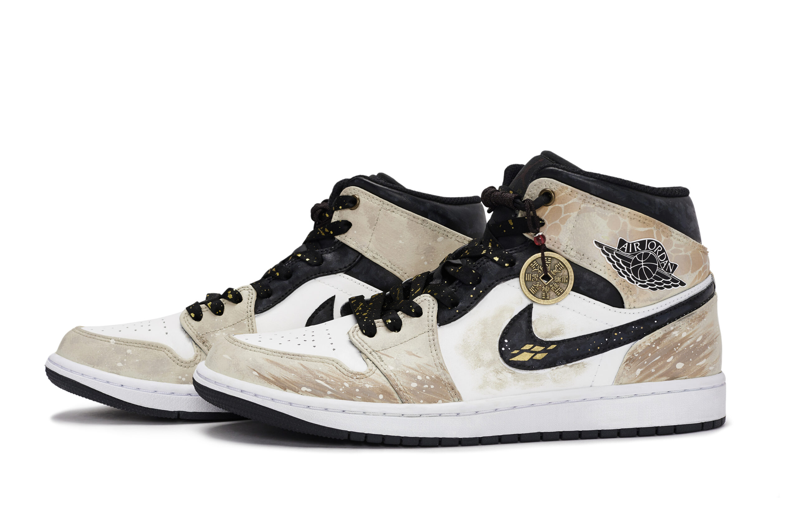 Jordan Air Jordan 1 811 Manufacturing, Copper Python Flying Sand, Cloud Traveling Across The Globe, Special Shoe Box