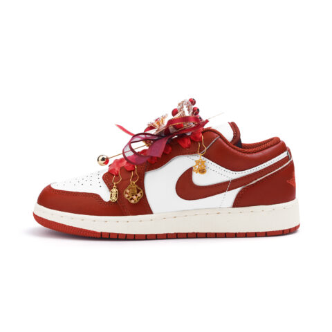 Jordan Air Jordan 1 Low top Vintage Basketball Shoes Women’s Red