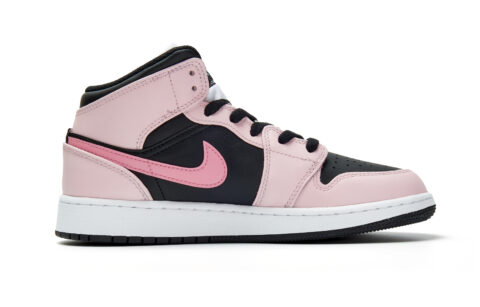 Jordan Air Jordan 1 Abrasion Resistant Low top Vintage Basketball Shoes Women’s Black Pink