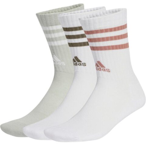 Adidas Crew Socks Unisex 3 Pack Light Green/White