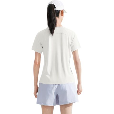 THE NORTH FACE SUN SMOOTH Quick Dry T Shirts Women’s QLI/Dune White