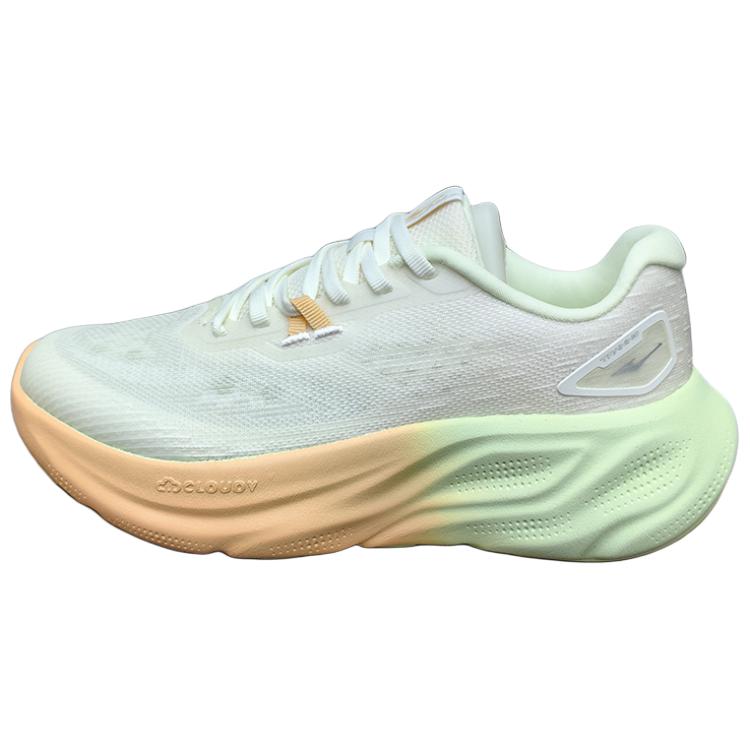 Erke Abrasion Resistant Breathable Low top Casual Running Shoes Unisex White Green