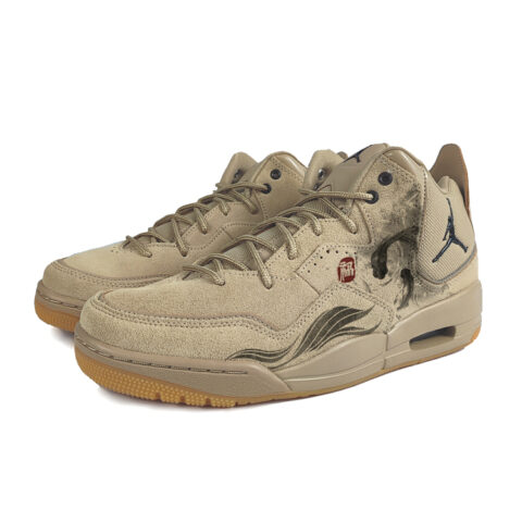 Jordan Courtside 23 Abrasion Resistant Mid top Vintage Basketball Shoes Men’s Brown