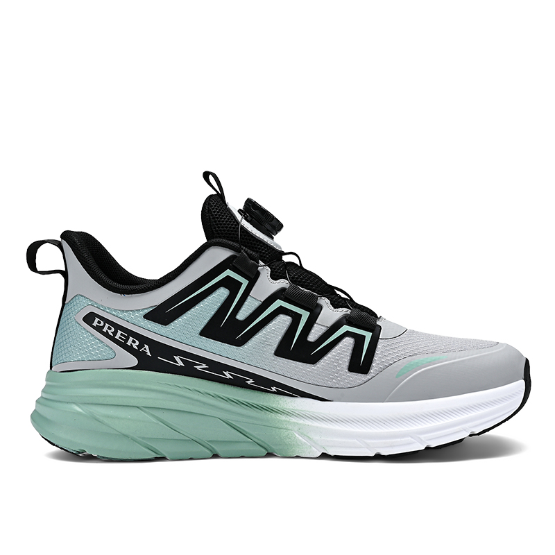 BIANSULONG Cushioning Slip Resistant Abrasion Resistant Low top Basketball Shoes Unisex Black Gray Green