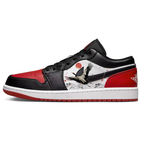 Jordan Air Jordan 1 Vintage Basketball Shoes Women’s Low Top Red/White