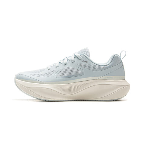 Li Ning Cushioning Slip Resistant Abrasion Resistant Support Lightweight Low top Running Shoes Women’s Blue