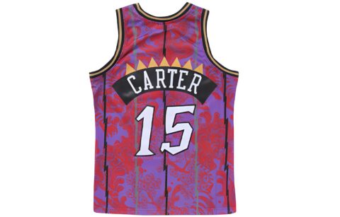 Mitchell & Ness Vince Carter Toronto Raptors 1998-99 Asian Heritage Swingman Jersey
