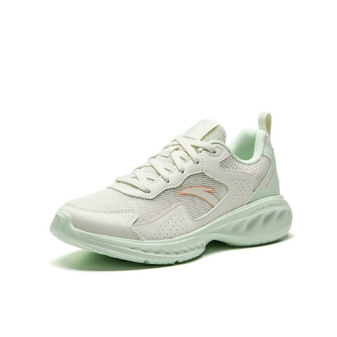 Anta Slip Resistant Breathable Abrasion Resistant Low top Casual Running Shoes Women’s Gray Green