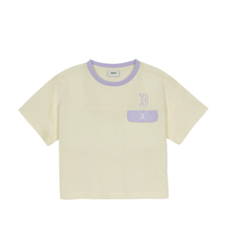 MLB KIDS Casual Sportswear Boston Red So 2 Piece Set Lavender Children Aged 3 7 Years Old