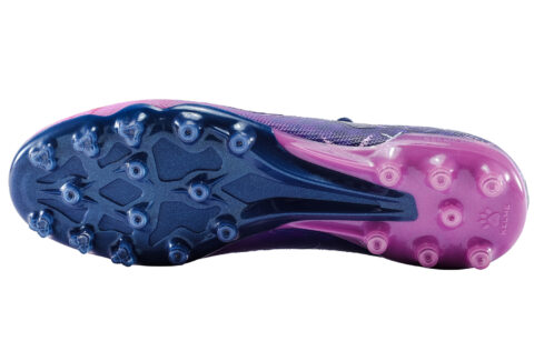 KELME Shadow 2.0 MG Multi Ground Breathable Soccer Shoes Unisex Dark Blue Neon Pink