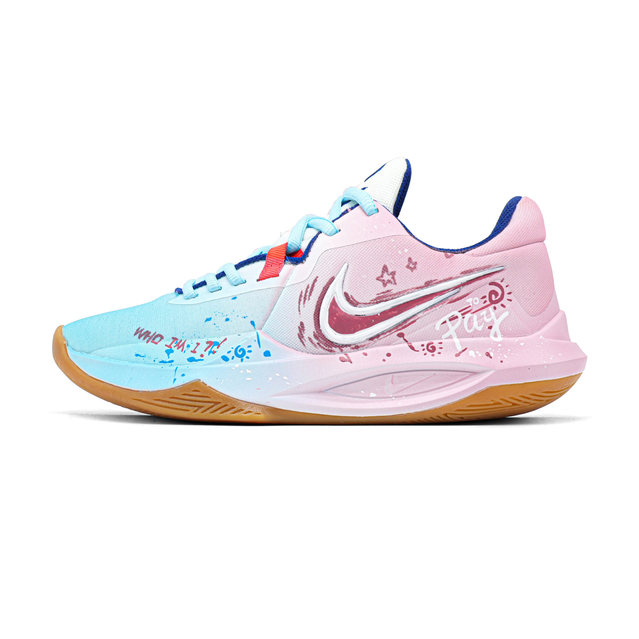 Nike Precision 6 Cushioning Abrasion Resistant Cushioning, Wear Resistant Low top Basketball Shoes Men’s