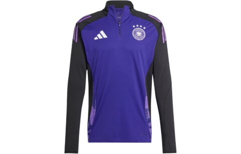 Adidas Germany Tiro 24 Competition Training Top Soccer Jersey Men's Purple Black