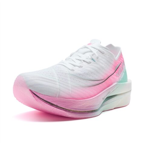 XTEP 160X 6.5 Slip Resistant Abrasion Resistant Low top Carbon Plate Marathon Running Shoes Women’s Paper Kite