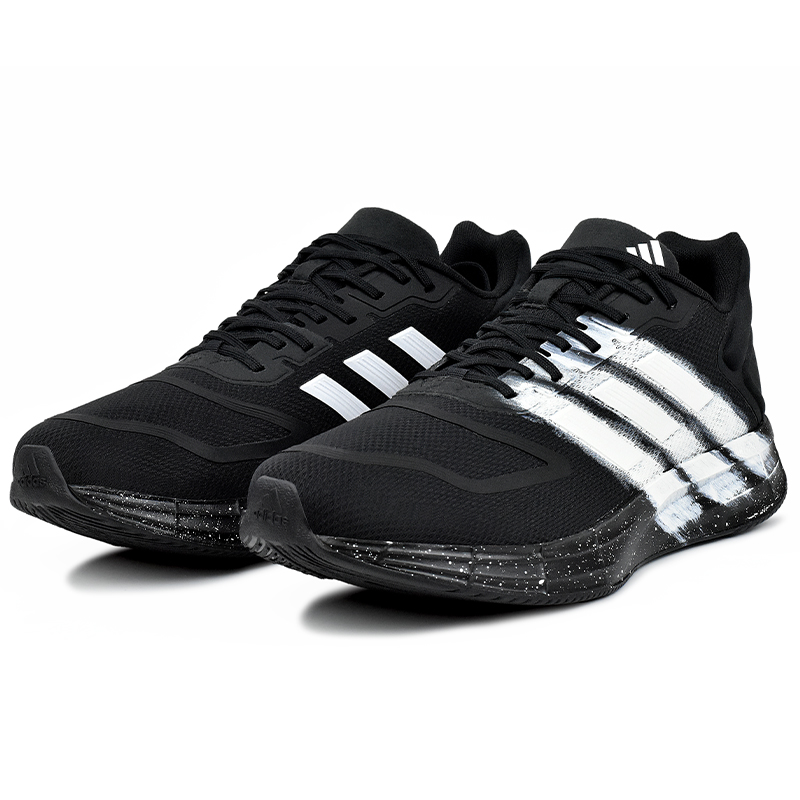 Adidas Duramo 10 Abrasion Resistant Low top Running Shoes Men’s Black White