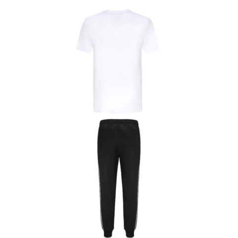 Adidas Taekwondo Casual Sportswear Unisex Set White Black+Black
