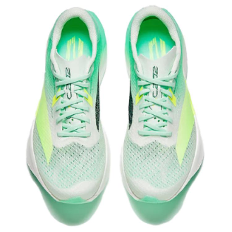 Anta C202 7.0 Low top Carbon Plate Racing Running Shoes Men’s Papyrus White Thousand Mountain Green Neon Yellow