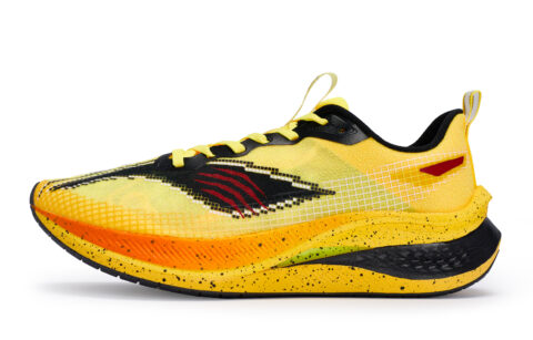 Li Ning Red Hare 7 Pro Slip Resistant Abrasion Resistant Low top Running Shoes Men’s Yellow Black Orange