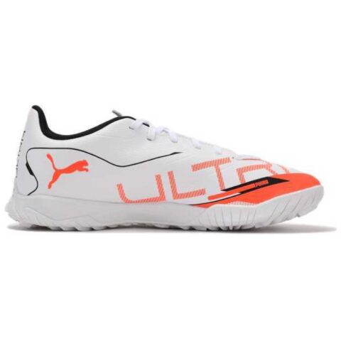 PUMA Ultra 5 Play TT Turf Abrasion Resistant Soccer Shoes Unisex White
