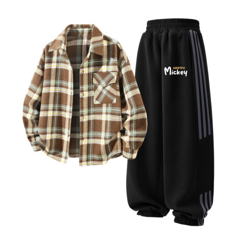Pure Rum Brown Plaid+Diquqi K Black