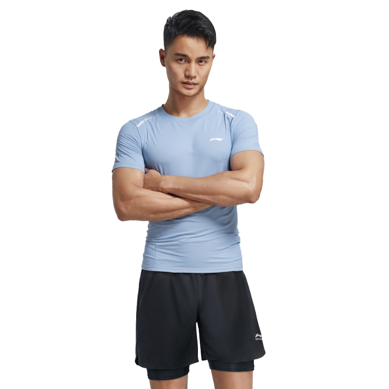 Li Ning Fitness Sets Unisex Crew Neck Moderate