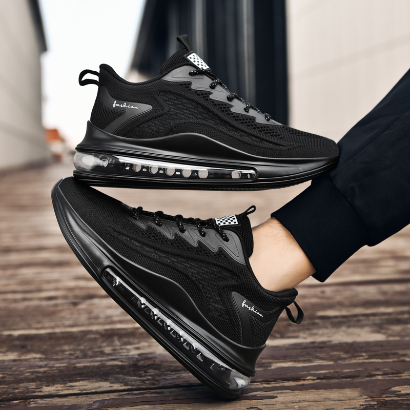 RUIKE Abrasion Resistant Lightweight Height Increasing Low top Casual Running Shoes Men’s