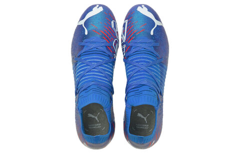 Puma Future Z 1.2 FG/AG Soccer Cleats Blue/Red/White