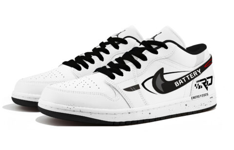 Jordan Air Jordan 1 Biker Wind Abrasion Resistant Low top Vintage Basketball Shoes Unisex White