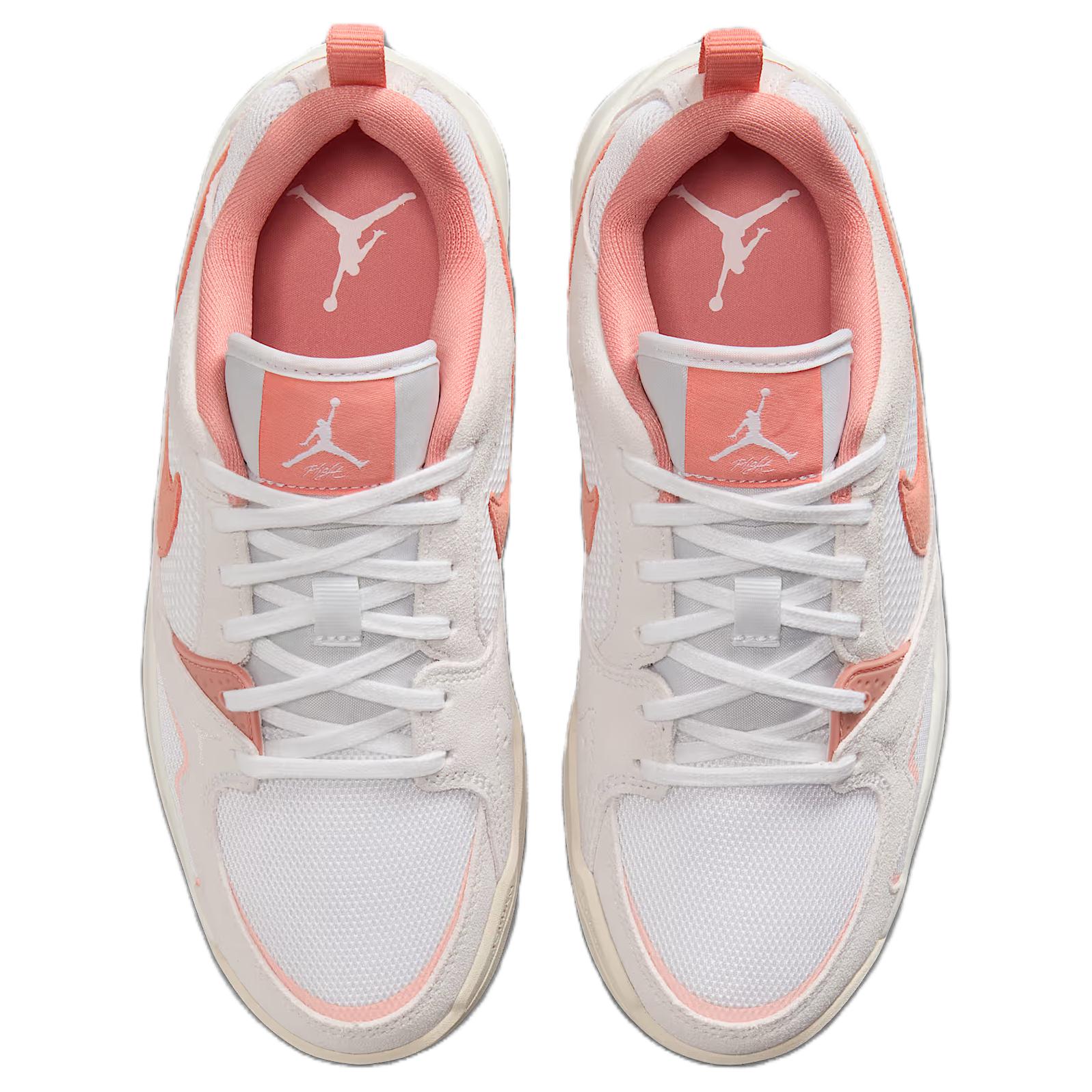 Jordan CMFT Era Abrasion Resistant Low top Vintage Basketball Shoes Women’s White Umber