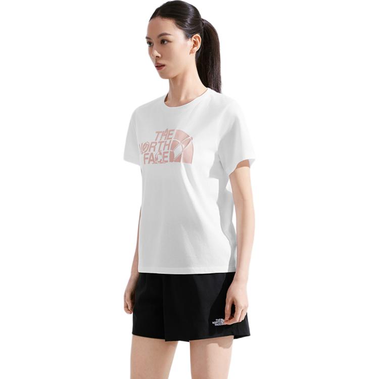 THE NORTH FACE Quick Dry T Shirts Women's Snow Peak White