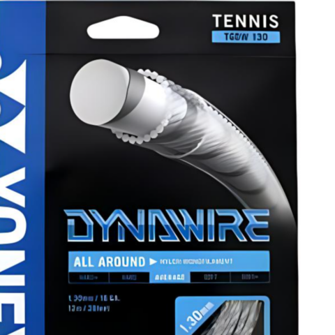YONEX Tennis Racket Strings Nylon Unisex 12m White Silver