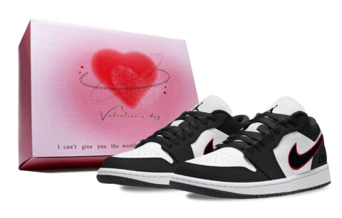 Jordan Air Jordan 1 Vintage Basketball Shoes Unisex Low Top Black Red