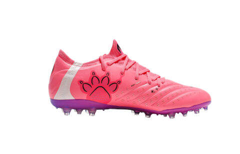 KELME MG Multi Ground Artificial Turf Cushioning Slip Resistant Abrasion Resistant Soccer Shoes Unisex Pink
