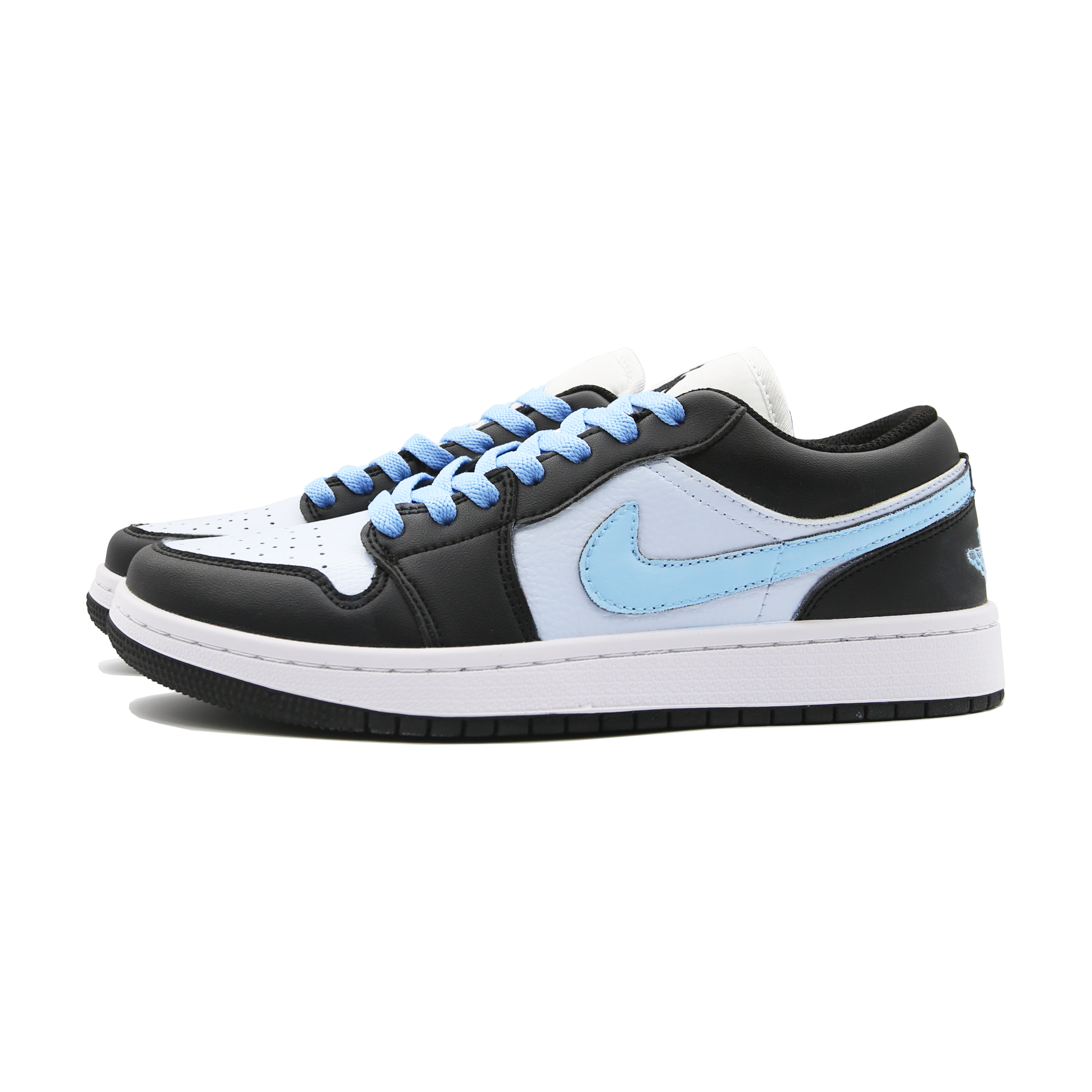 Jordan Air Jordan 1 Slip Resistant Low top Vintage Basketball Shoes Women’s Sky Blue