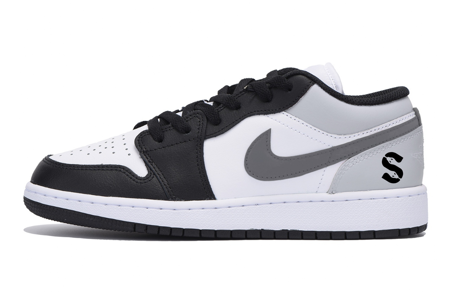 Jordan Air Jordan 1 Vintage Basketball Shoes Men’s Low Top Dark Gray