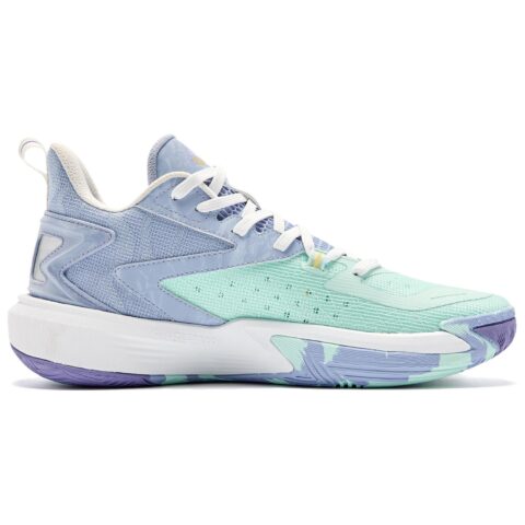 QIAODAN Broken Shadow 6 Team Breathable Coverage Lightweight Grip Low top Basketball Shoes Men’s Purple