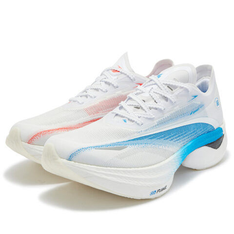 361° Feiyang 1.5 Low top Casual Running Shoes Unisex White Blue Mismatched