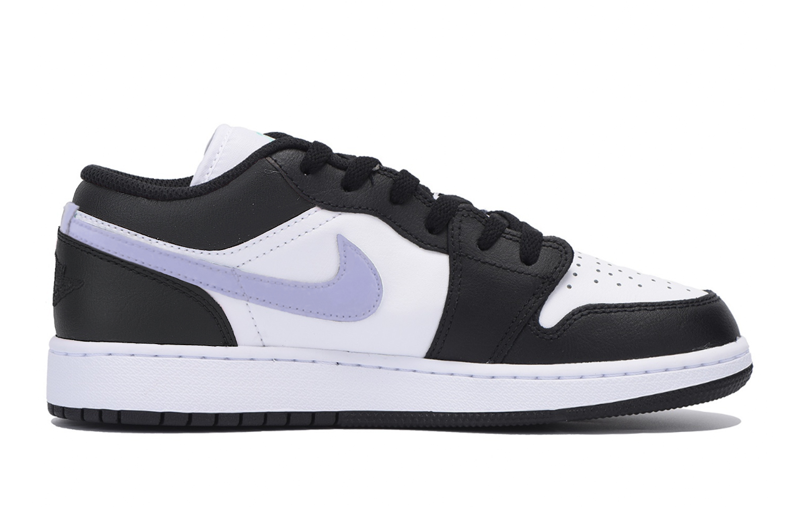 Jordan Air Jordan 1 Abrasion Resistant Low top Vintage Basketball Shoes Men’s Black Purple