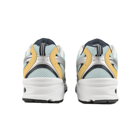 New Balance NB 530 Mesh, Textile, Artificial Leather Abrasion Resistant Low top Running Shoes Unisex Blue Yellow